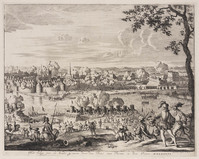 KG 06017
<br/>
Het beleg van de stadt Graave..
<br/>
<em>Luyken, Jan (1649-1712)</em>